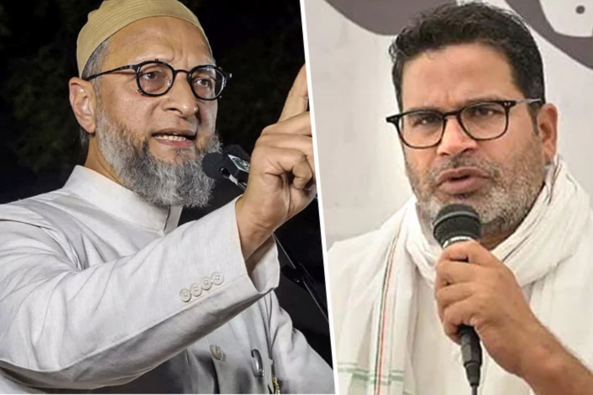 बिहार विधानसभा चुनाव : ओवेशी और प्रशांत किशोर वोट काटकर भाजप को जीत दिलाने के लिये चुनाव मैदान मे……!