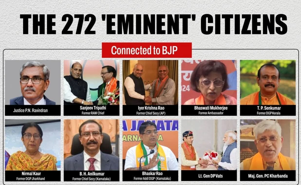 राहुल गांधी को चिठ्ठी लिखनेवाले सब के सब उच्च जातीय और भाजप, संघ परिवार के लाभार्थी ……!